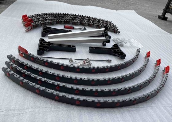 Sistema di sicurezza per la guida di autocarri con materiale ad alto contenuto di polimeri