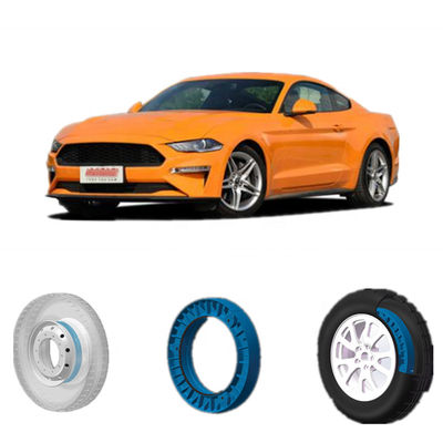 Bande piane di sicurezza di funzionamento di protezione della gomma a terra per Ford Mustang 235/55R17 215/65R17