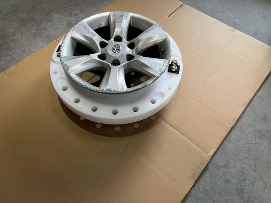 La gomma piana di funzionamento su ordinazione di dimensione inserisce la protezione della gomma a terra del polimero di 17inch 18inch