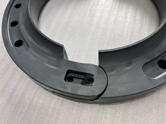 Pneumatici a corsa inseriti in nero/bianco supporto personalizzato 14-22,5 pollici polimerici materiali di grado militare